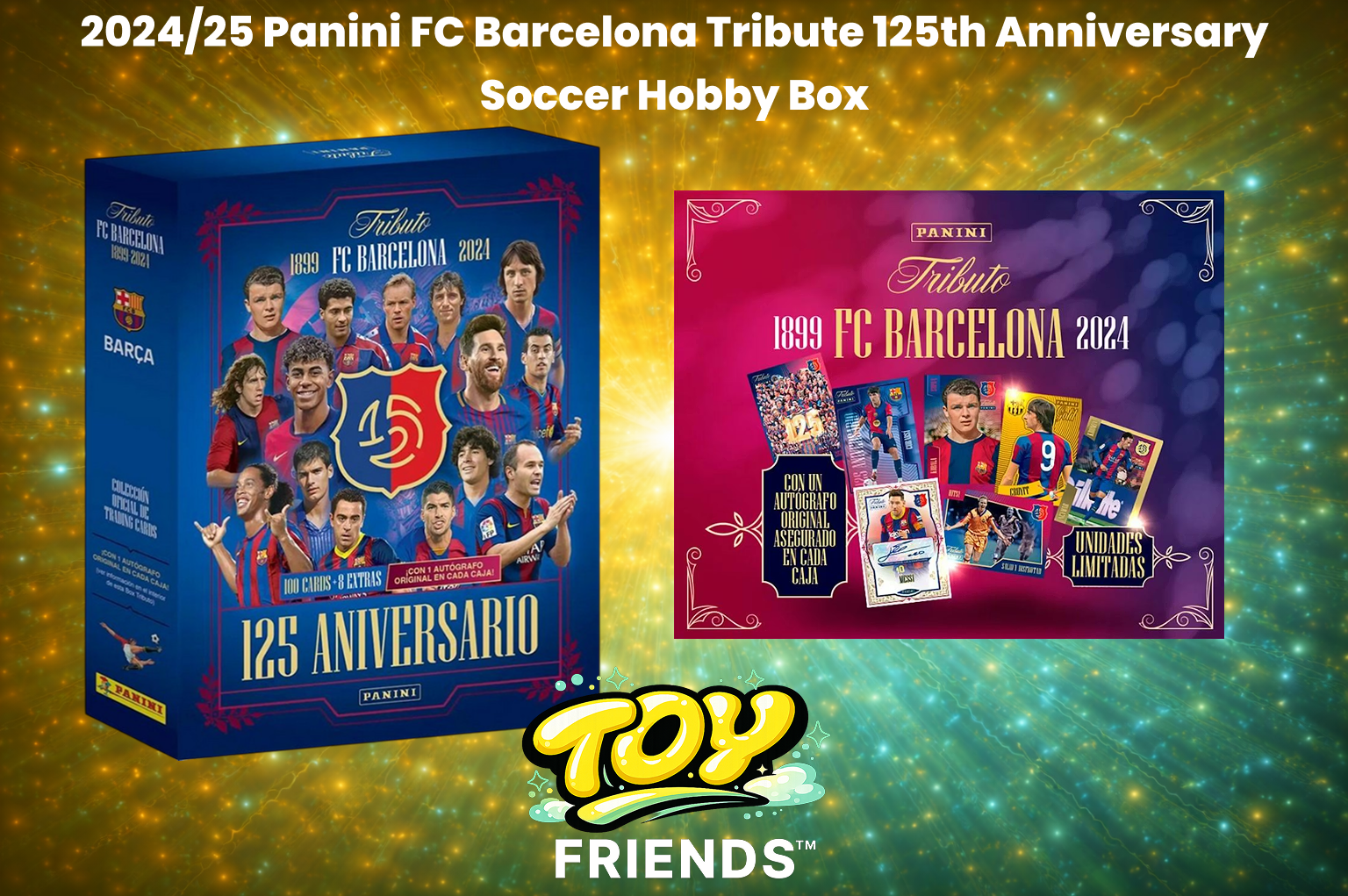 2024/25 Panini FC Barcelona Tribute 125th Anniversary Soccer Hobby Box