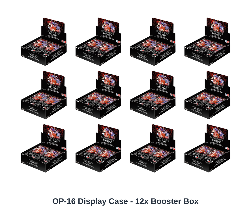 One Piece The Time of Battle (OP-16) – Sealed Display Case English