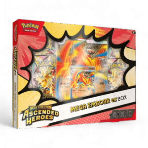 POKÉMON "Ascended Heroes: Mega Emboar ex Box" Sealed Box EN