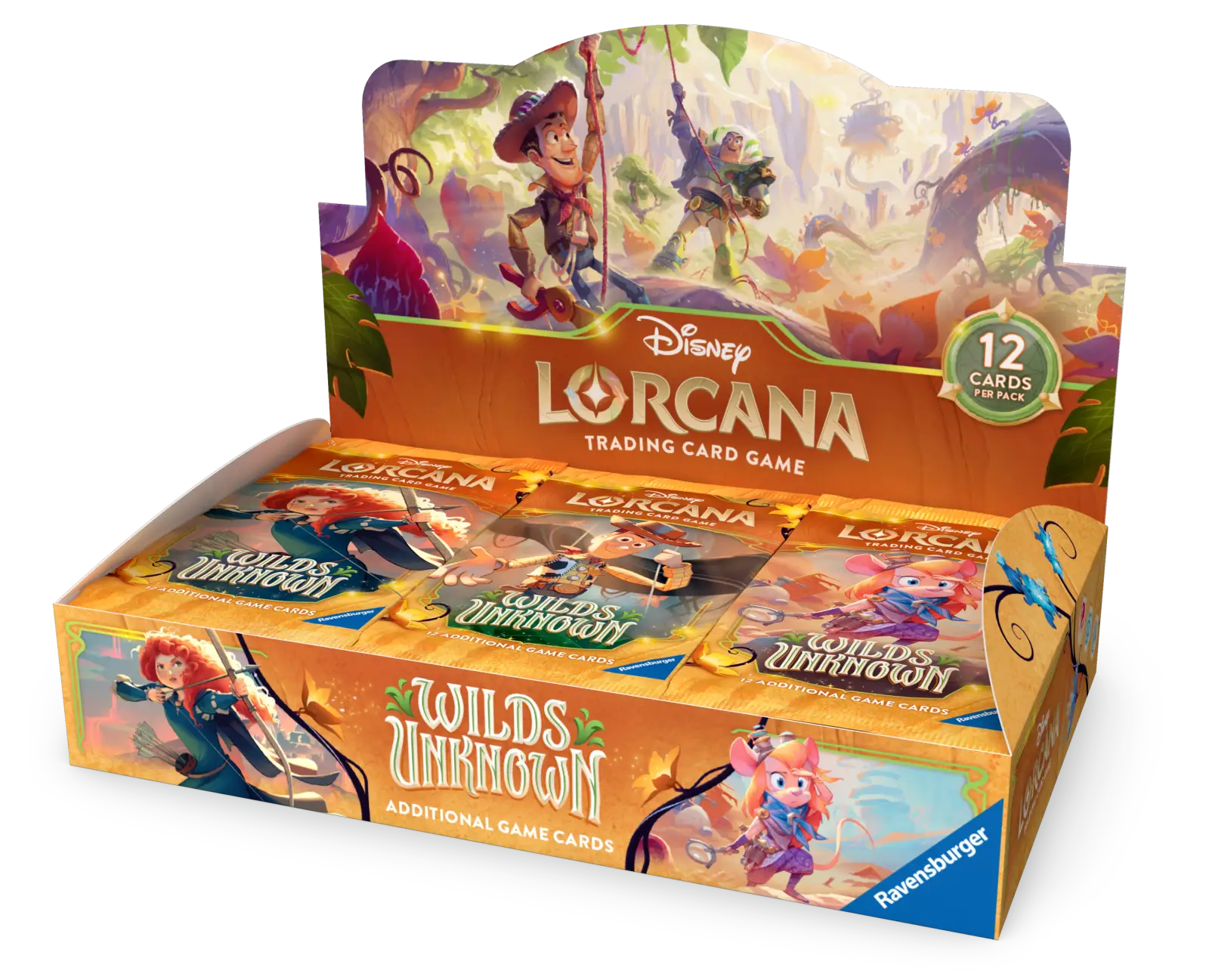 DISNEY LORCANA LOR12 "Wilds Unknown" Booster Display EN